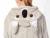 Import Cute Gray koala Sleepwear Unisex Cotton Flannel Bathrobe Adult Onesie Pajamas from China