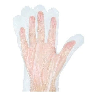 DDSAFETY 2018 HDPE Disposable Glove Cheap Wholesale Plastic PE Disposable Glove