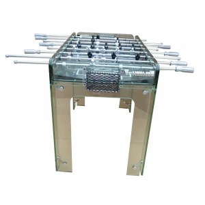 Deluxe High End Glass Soccer Table Foosball