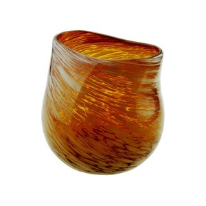 Designer home decor custom glass vase cylinder made in china