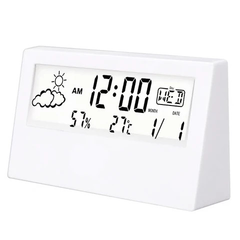 Buy Desk Display Timer Table Digital Alarm Clock Snooze Alarms 12/24h ...
