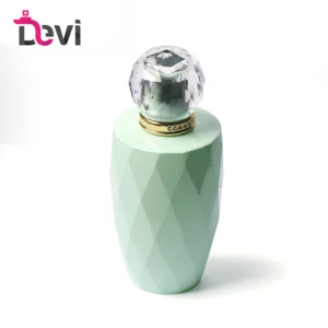 Devi Wholesale Private Label Luxury 100ml Round Green Perfume Glass Bottle