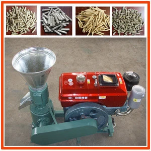 Diesel engine charcoal briquette making machine / fuel pellet press machine / pellet mill
