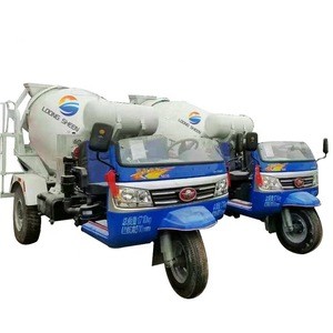 Diesel engine tricycle truck 1m3 mobile small mini concrete mixer