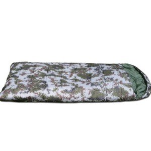 Digital Camouflage adult outdoor camping travel envelope type waterproof and warm sleeping bag