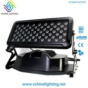 digital dmx 60pcs 18W 6in1 city color led cyclorama light for event