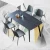 Import Dining Table And Chairs Stainless Steel Frame Luxury Dinning Table Set Modern Dining Room Table from China