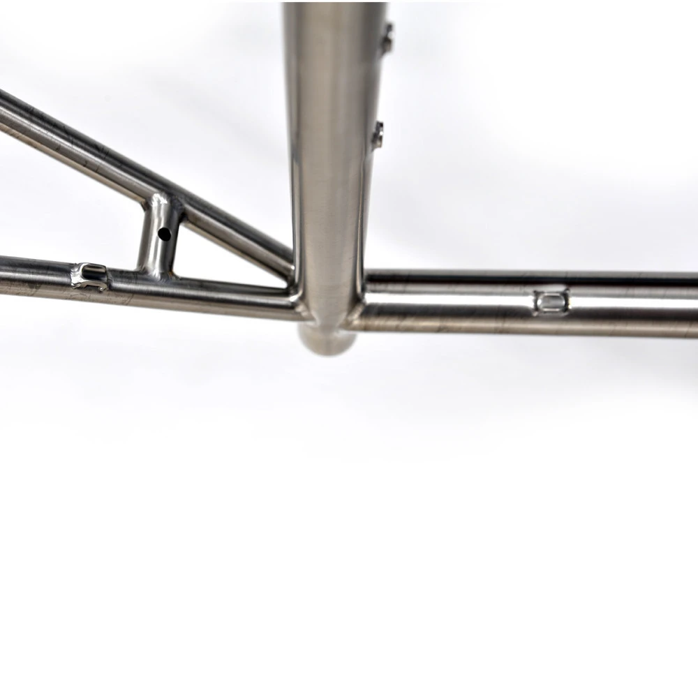 DISC ROAD bike bicycle frame titanium for flat disc brake mount Brampton titanium frame