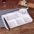Import Dishwasher safe melamine dinnerware compartment Plate set for canteen from China