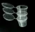 Import disposable soy sauce container Plastic transparent cup connected cover 1oz, 2 oz, from China