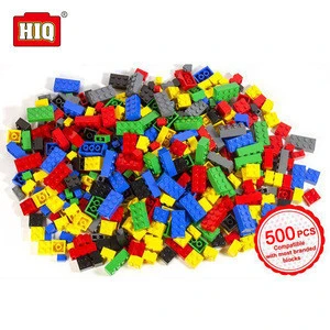 diy 500pcs color compatible ABS building block toys set