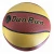 Import Double Color 10 Panels PU Basketball from China