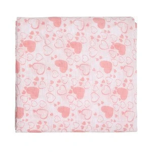 Double layer bamboo cotton bath towel baby muslin swaddle blanket