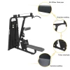 Dual Function Square Tube Commercial Gym Fitness Equipment Lat Pull Down Seated Row machine