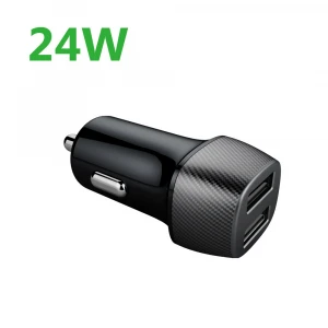 Dual Port 2 Usb Mini Mobile for Car Quick Charge Type C Packaging 18W for Laptop Manufacture High Speed Car Charger