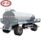 Import Dual water tank truck trailer 7000 liters on wheels water bowser with pump from China