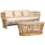 Import Durable design outdoor garden rattan sofa set wicker sofa furniture from China