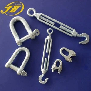 durable DIN741 galvanized malleable wire rope clip