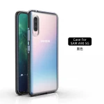 Durable mobile phone bags & cases colourful bumper shockproof soft tpu transparent mobile phone case for samsung galaxy a90 cove