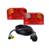 ECE stop tail indictor reverse number plate fog reflector trailer tail lights with 5 pin connector