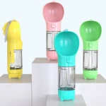 Eco-friendly ABS Portable Multifunctional Dog Water Bottle Travel Pet Water Bottle