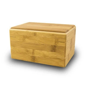 Eco-friendly bamboo pet urns for ashes Homex BSCI/Factory
