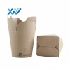 Eco-friendly biodegradable disposable takeaway kraft food containers noodle pasta box