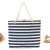 Import Eco friendly cotton handbag with customized Logo Cotton Shopping Bag Beach Tote Bag rope handle from China