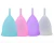 Import Eco Friendly Menstrual Cup Transparent Purple New Menstrual Cup from China