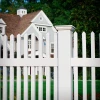 Eco-Friendly PVC Picket Garden Fence, Vinyl Picket Fence, Plastic Outdoor Picket Fence