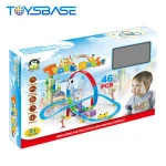 Electric 360 Degree Rail Slot Car Toy With Light Model Train Track