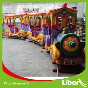 electric amusement Kids track rides train, children rail train for sale LE.EL.079