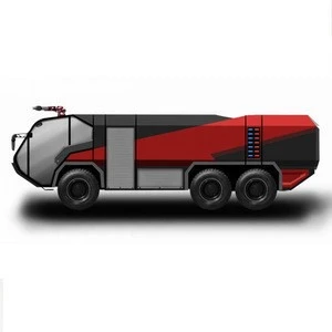Electric drive  main 4x4 foam airport fire truck