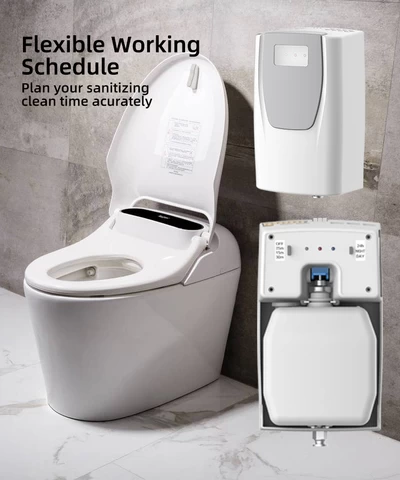 Electric Toilet Sanitizer Drips Dispenser, Automatic Urinal Sanitizer Dispenser Automatic Drip Dispenser for Bathrooms