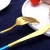 Import Elegant stainless steel knife spoon fork 4 pcs cutlery set with blue handle from China