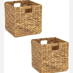 ENWEI water hyacinth with cover baby toys accessories seagrass kids cloth storage basket