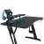 Import Ergonomic Z shaped computer desk gaming table rgb gaming table pc desk with light for e-sports from China