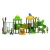 Import European Manufacturer Standard Amusement Park Toys Kids Outdoor Playground Equipment Combined Slide from China