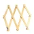 Import Expandable solid wooden coat hanger 10 peg keys hat towel clothes robe rack hat closet wall mount hook fold from China