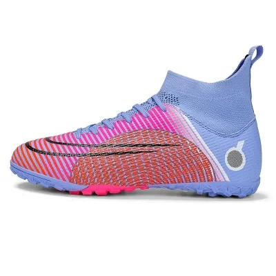 Factory Custom Training Soccer Shoes South American Sneakers Breathable Mesh Cloth Shoe Football Shoes