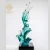 Factory customized abstract decorative clear resin craft sculpture for home decor pieces
