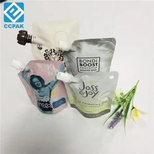 Factory Customized design doypack bag easy squeeze spout side  baby food pouch packaging juice/beverage/powder