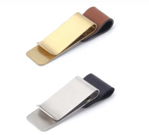 Factory direct selling high quality low price metal billfold stainless steel and brass wholesale hardware stationery