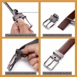 Factory Genuine Leather Belt Strap Custom OEM