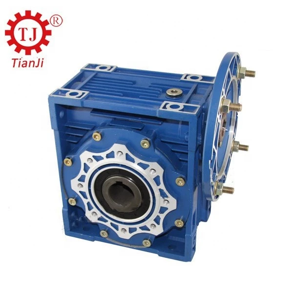 Factory hot selling dc 12v, 24v worm gear motor with NMRV gearbox 750w,with engine