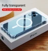 Factory New Arrival Phone Accessories Clear MagSafe Charger Magnetic TPU PC Phone Case For iphone 12 Pro MagSafe Case