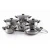 Import factory price 12pcs happy baron stainless steel cookware set from China