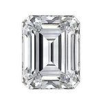 Factory Price Emerald Cut White Moissanite Synthetic Loose Gemstone