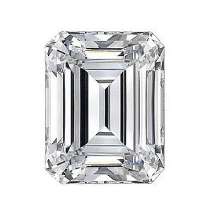 Factory Price Emerald Cut White Moissanite Synthetic Loose Gemstone