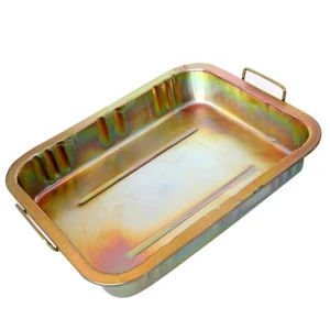 Factory price hot sale high quality other vehicle repair tools auto part metal waste oil drain pan wash clean oil basin in China